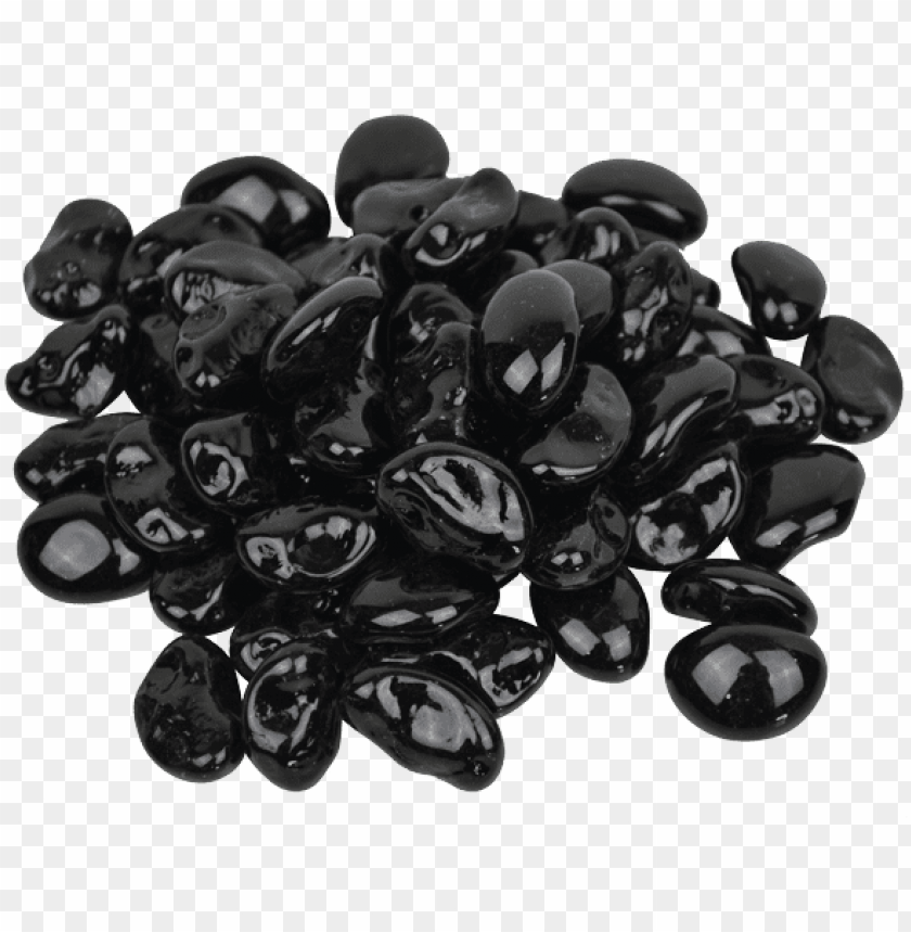 Free download HD PNG fire glass pebbles black licorice 10lb pebble