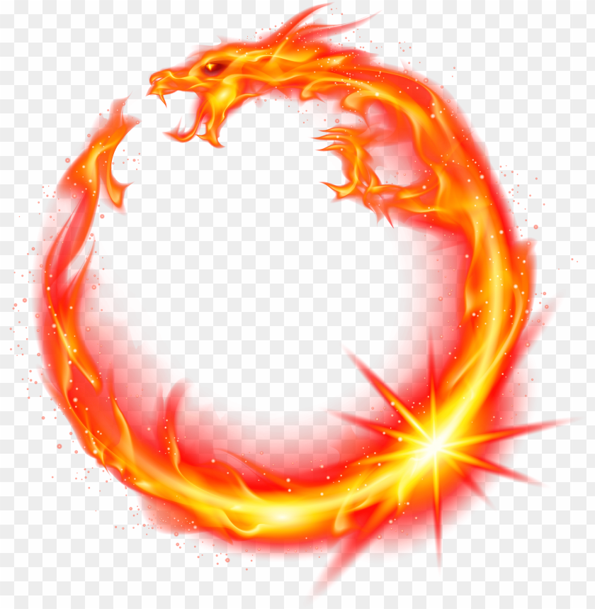 Free download | HD PNG flame dragon fire red fire dragon circle PNG ...