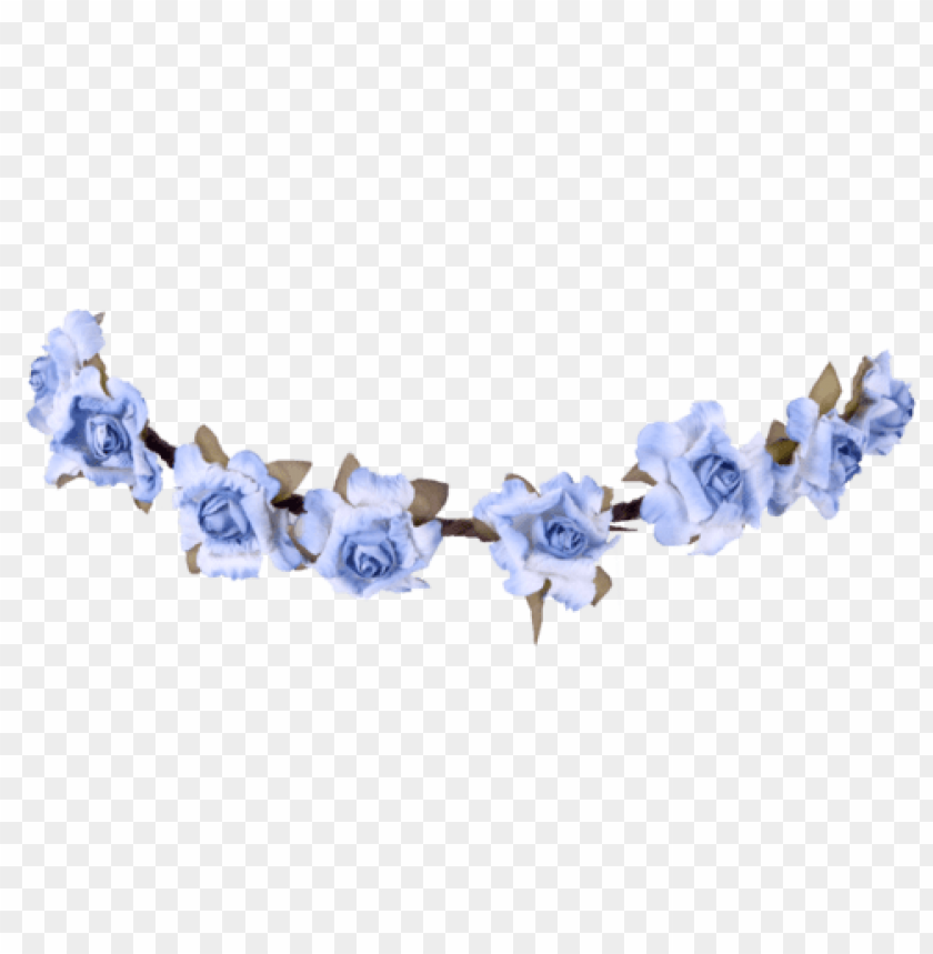 Flower Crown Tumblr Png Png Image With Transparent Background Toppng - black wig w flower crown roblox
