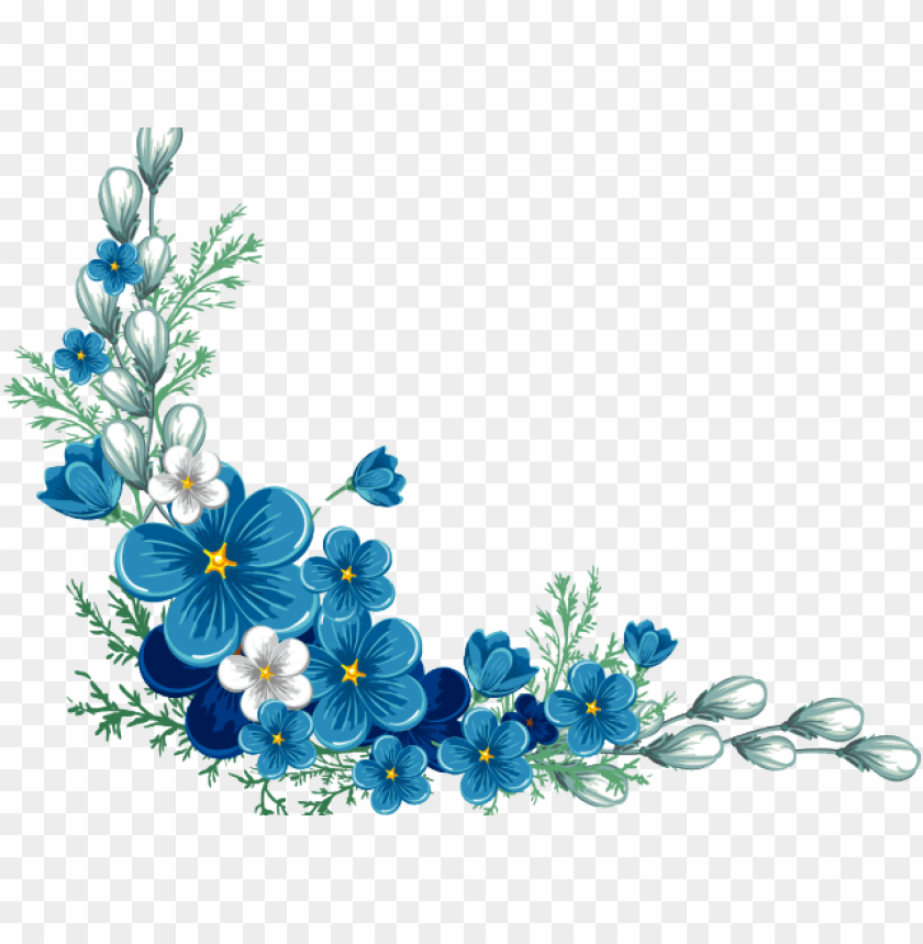 Free download | HD PNG flowers borders png transparent images royal ...