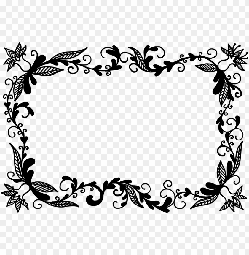 Free download | HD PNG frame vector png floral vector frame PNG ...