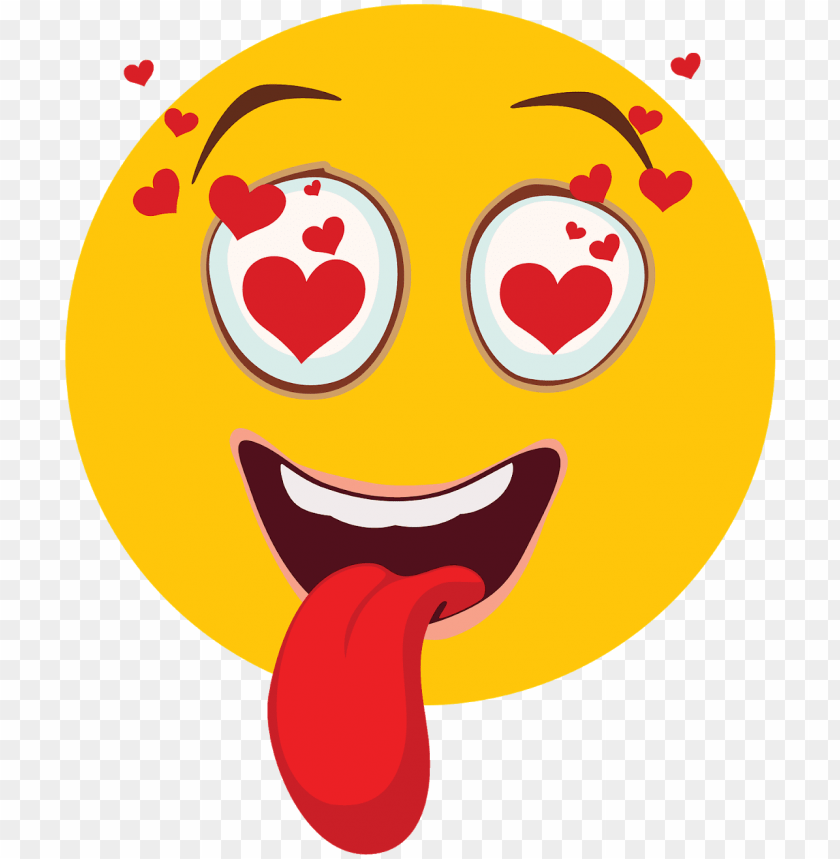 Free download | HD PNG smiley face with heart eyes emoji PNG ...