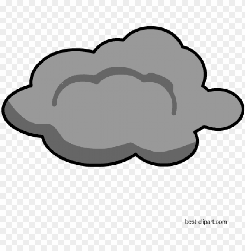 Free Grey Cloud Clip Art Image Happy Grey Clouds Clipart Png Image With Transparent Background Toppng