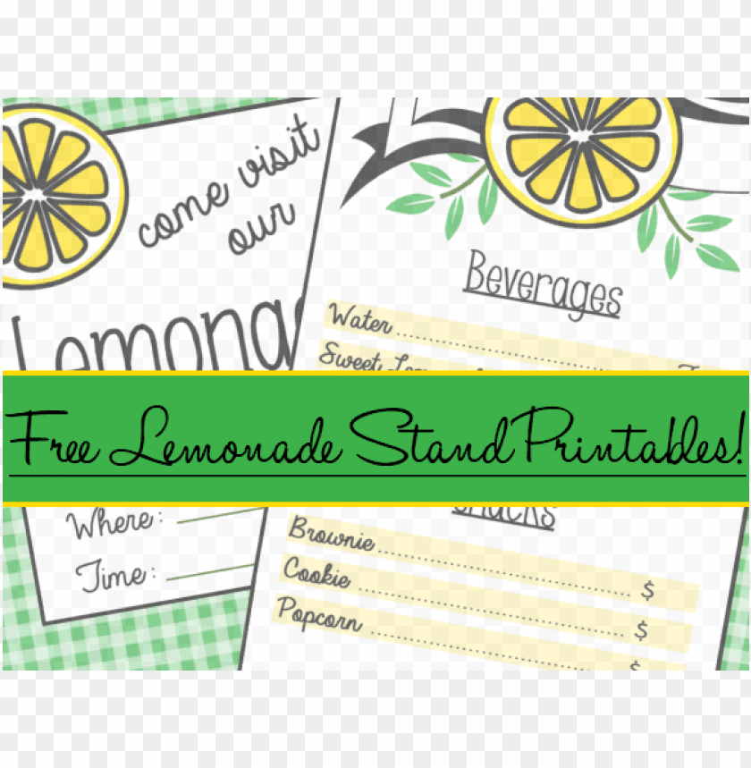 Free Lemonade Stand Poster Menu Printable For Kids Lemonade - video search for roblox lemonade stand