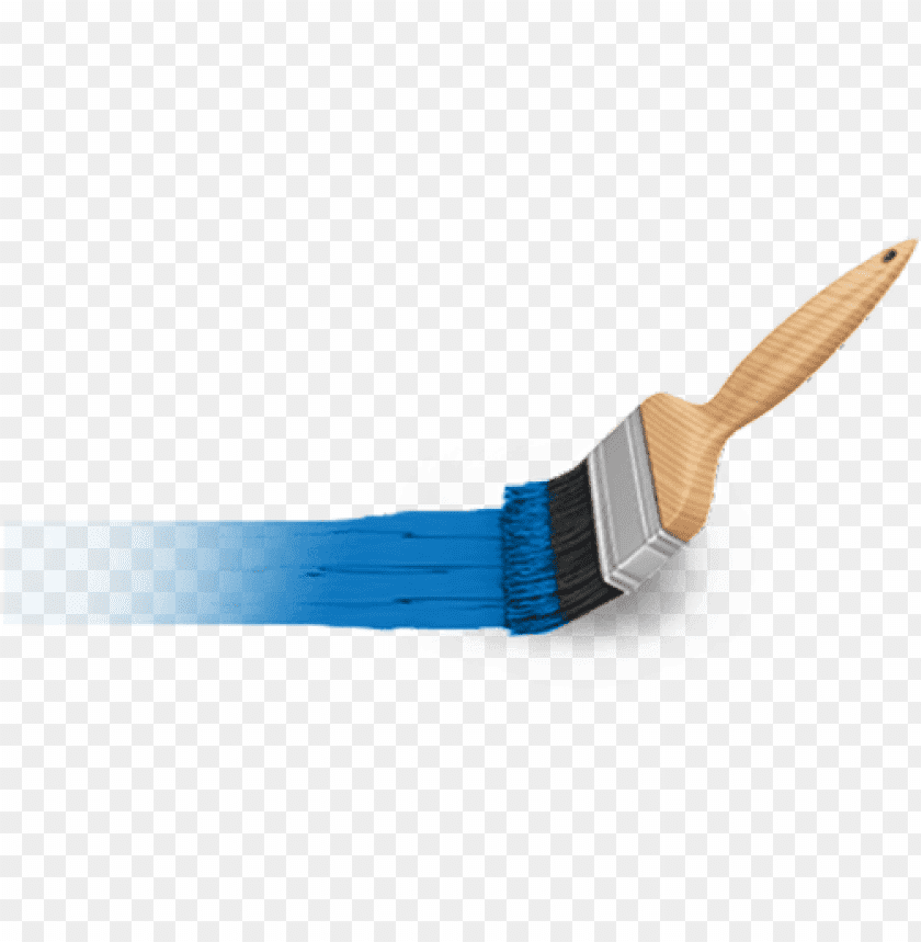 Download Blue Paint Brush png images background | TOPpng