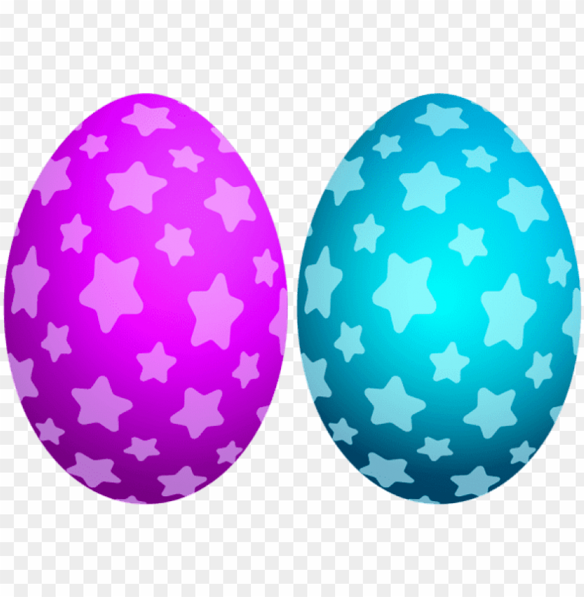 Free download | HD PNG free png download easter eggs with stars ...