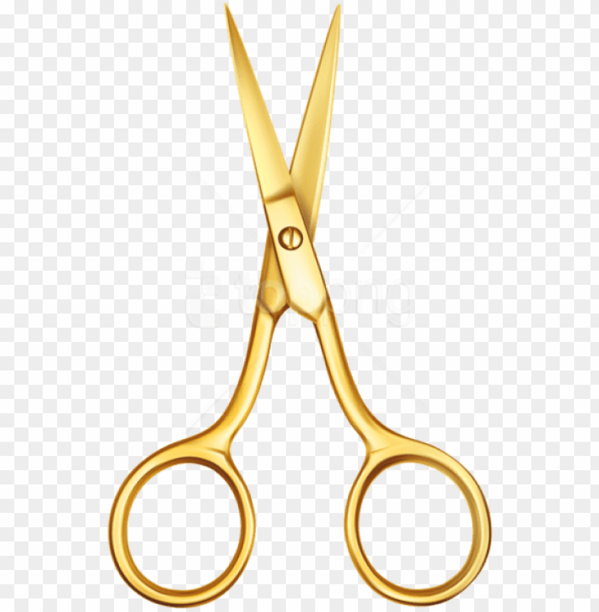 Free Png Download Gold Scissors Clipart Png Photo Png Hair