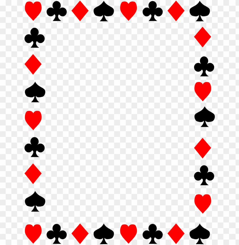 Download Free Stock Photo Playing Cards Border Clip Art Png Free Png Images Toppng