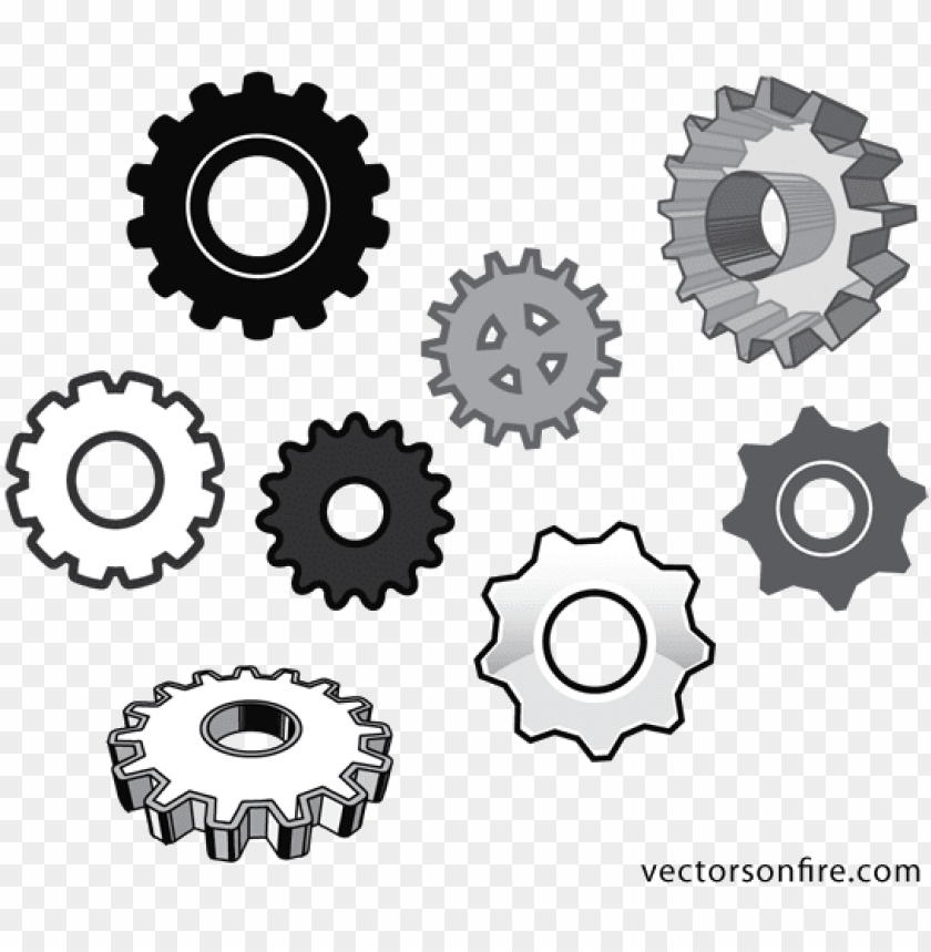 Free Vector Gear Set Psd Files Vectors Graphics Gear Vector