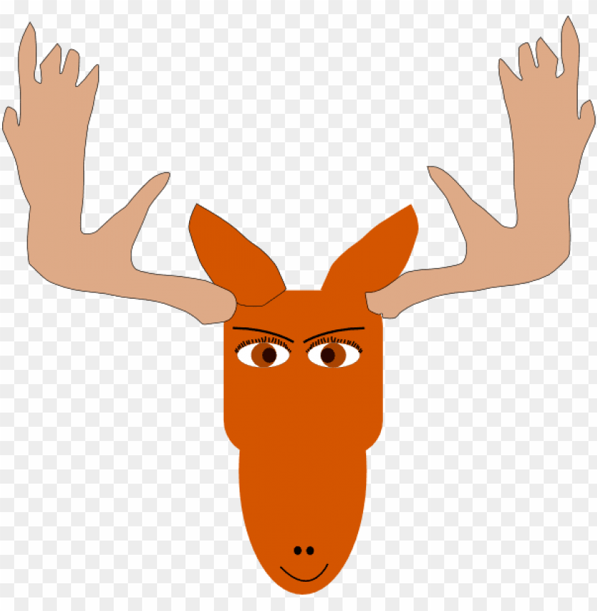 Download free vector mad moose clip art - cartoon moose head mugs png