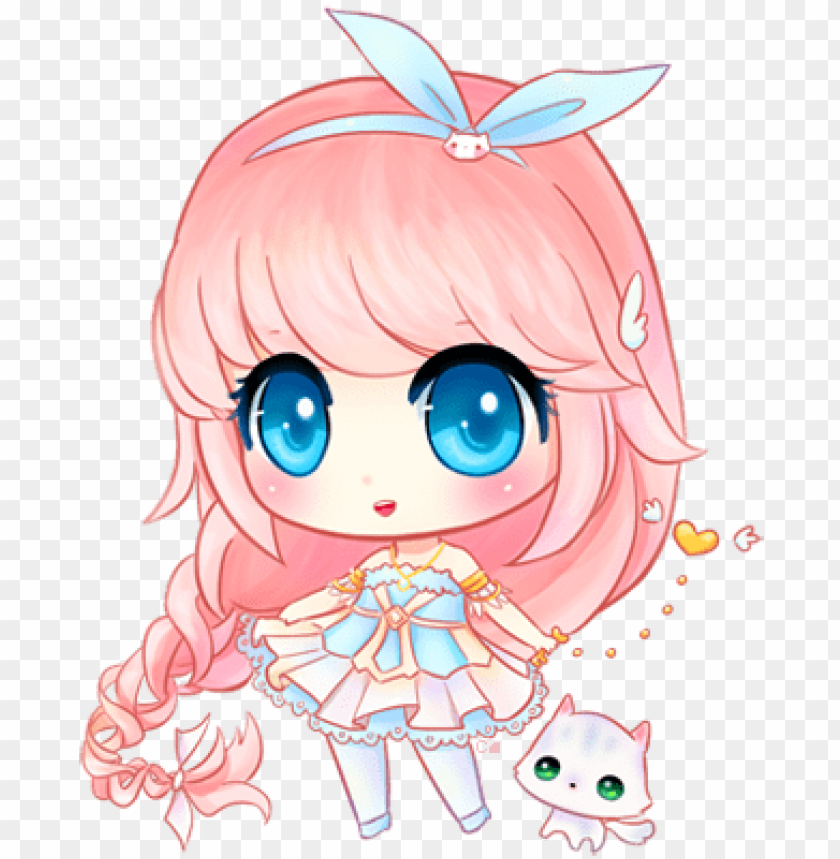 Download Girl Anime Chibi Drawing Cute Png Free Png Images Toppng ...