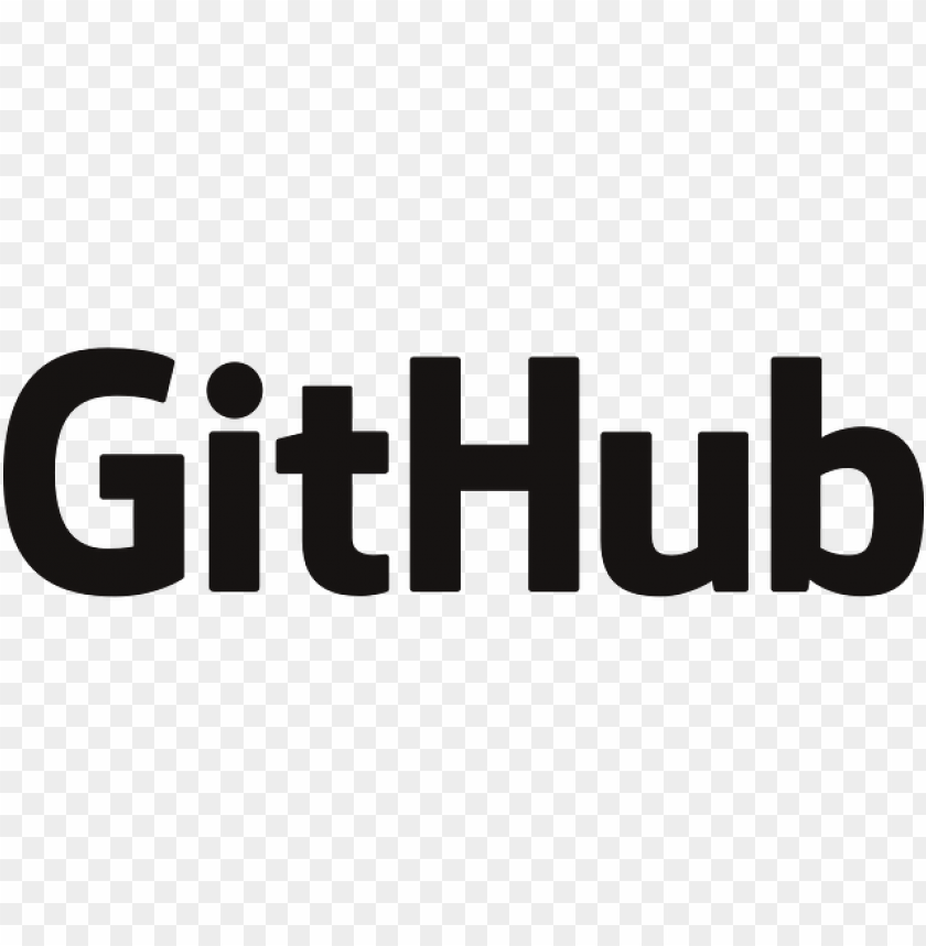 Free download | HD PNG github wordmark with octocat shadow icon | TOPpng
