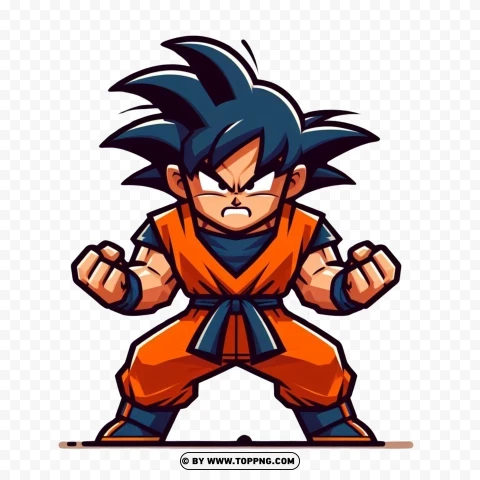 Goku Annoyed Face cutout PNG & clipart images | TOPpng