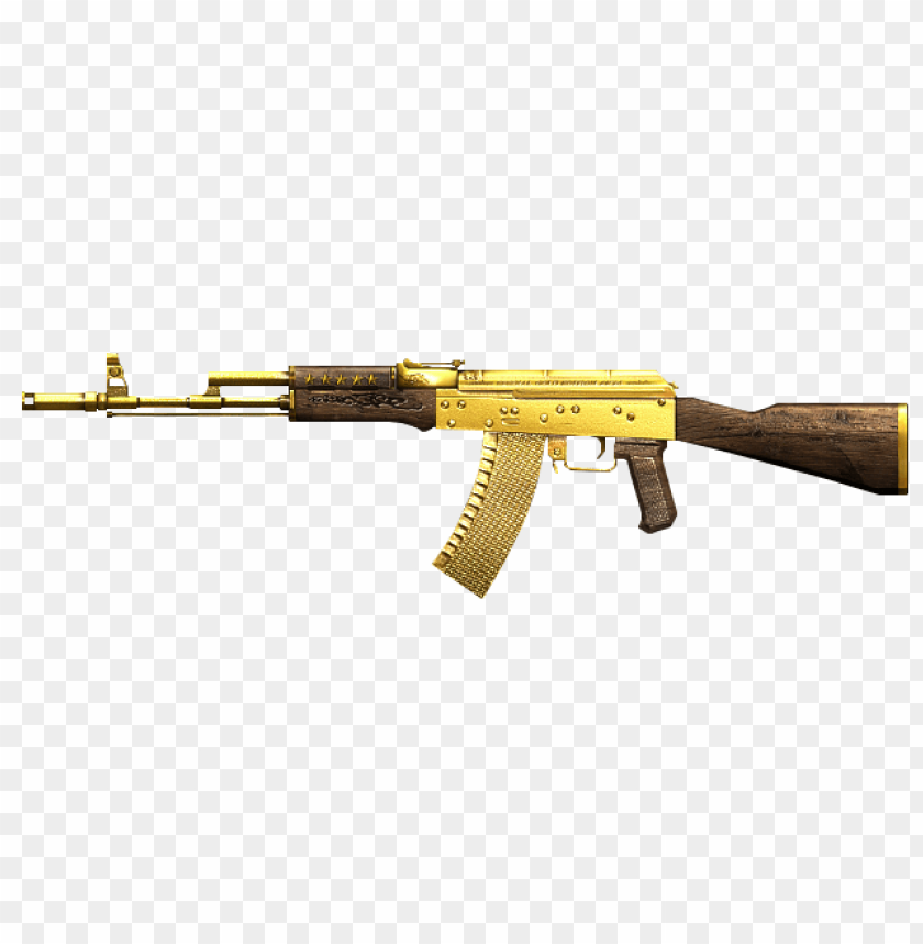 Gold Ak47 Png Png Image With Transparent Background Toppng - ak47 template roblox