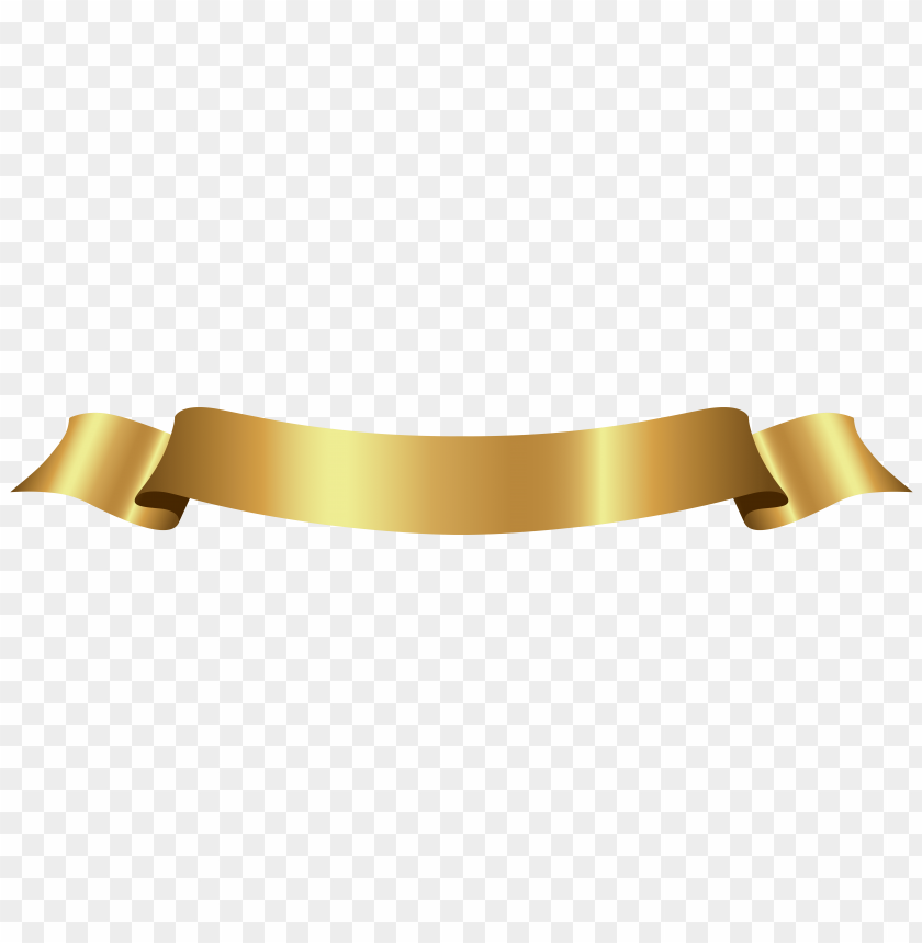 Gold Banner Ribbon Png Png Image With Transparent Background Toppng