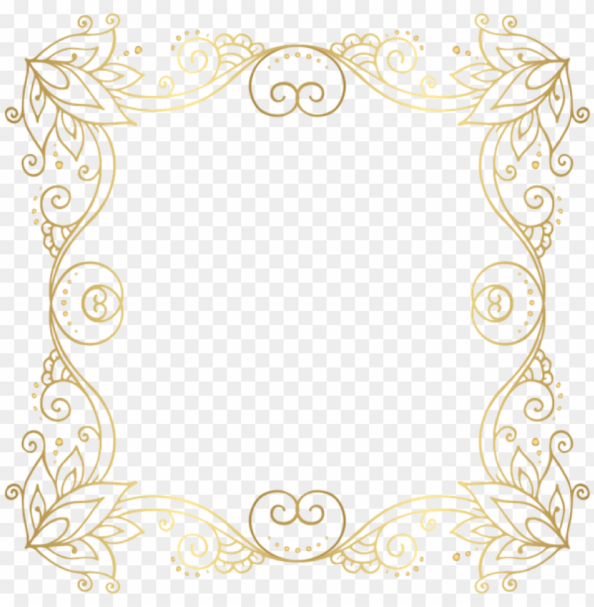 Free download | HD PNG gold border frame clipart png photo - 46117 | TOPpng