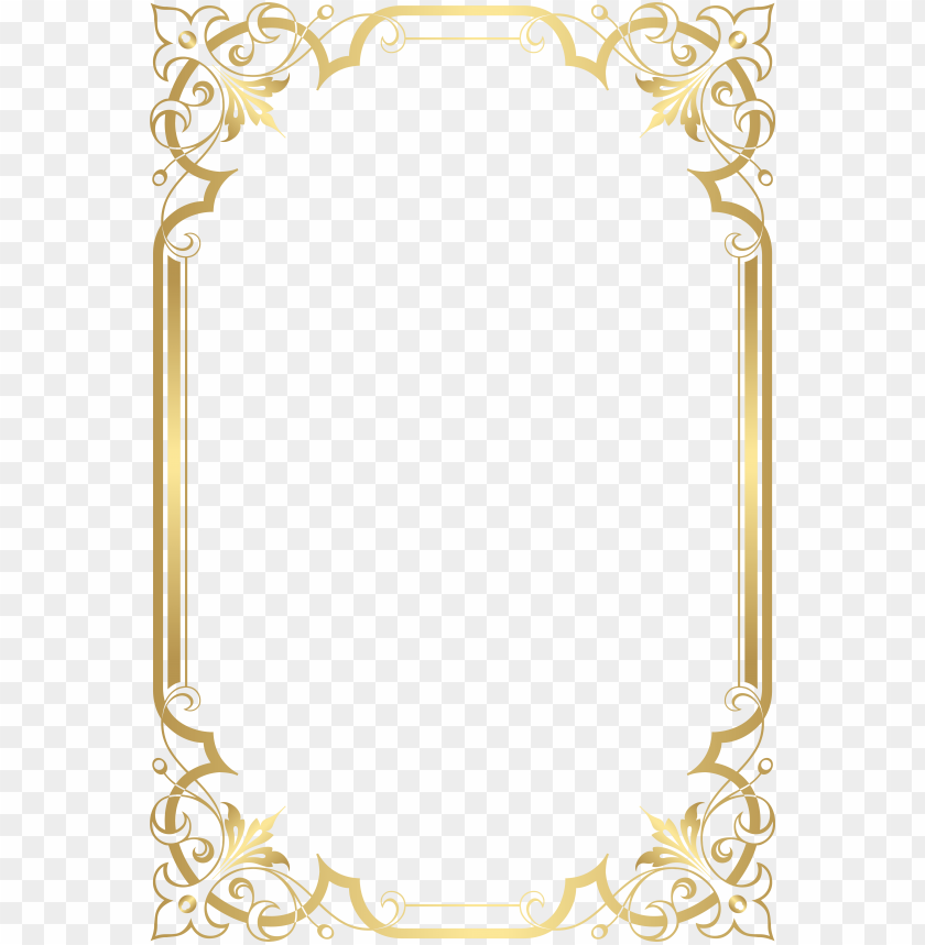 Free download | HD PNG gold border frame PNG transparent with Clear ...