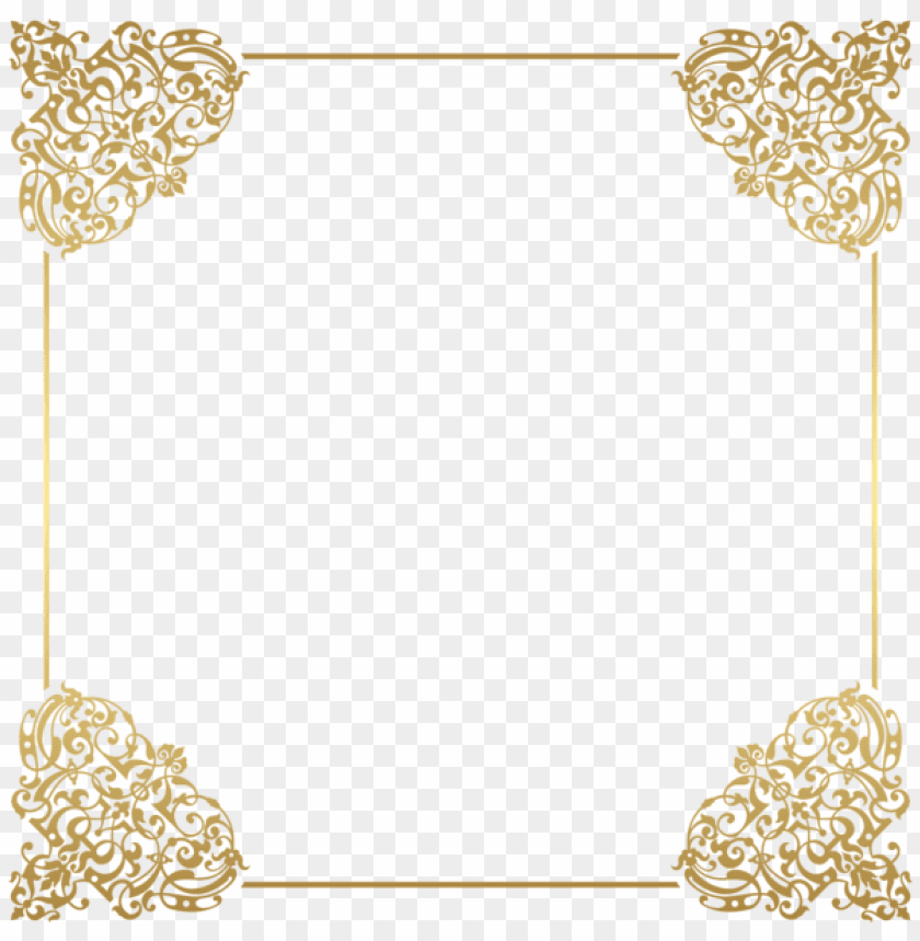 Free download | HD PNG gold border frame deco png clipart png photo ...