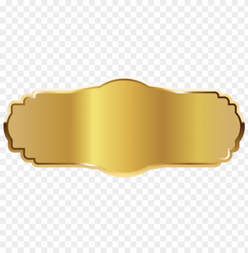 Download gold label png - Free PNG Images | TOPpng