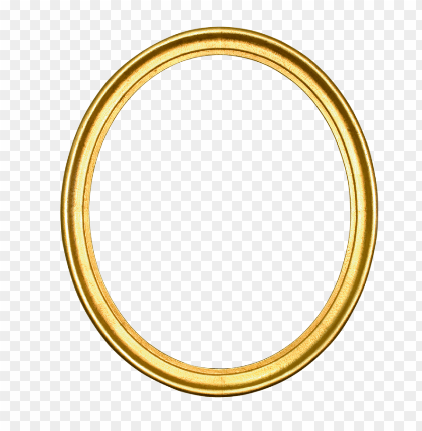 Get Transparent Clip Art Transparent Background Gold Oval Frame Png Background