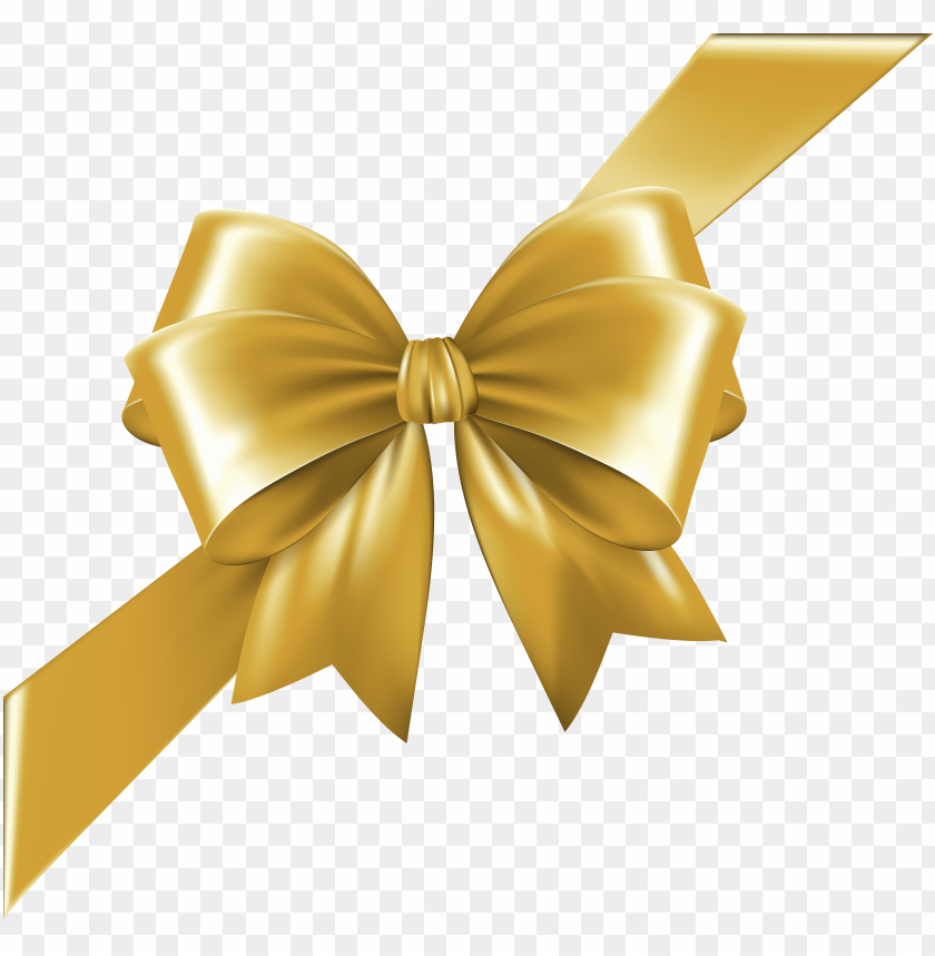 Download Gold Ribbon Bow Png Free Png Images Toppng