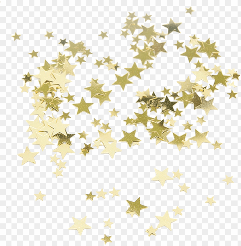 Gold Star Confetti Png Image With Transparent Background Toppng