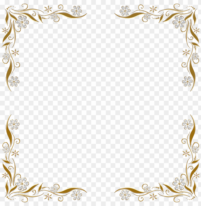 Free download | HD PNG gold wedding border png PNG transparent with ...