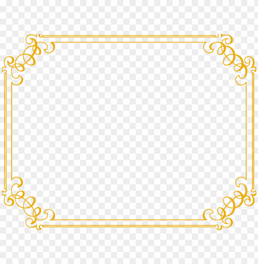 Download gold wedding borders png png - Free PNG Images | TOPpng