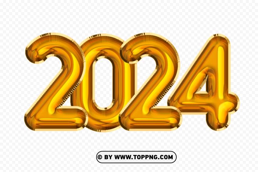 Free Download HD PNG Golden 2024 Balloons Style Hd Quality Clear   Golden 2024 Balloons Style Hd Quality Clear Background Png 11692303842aepjpol346.webp