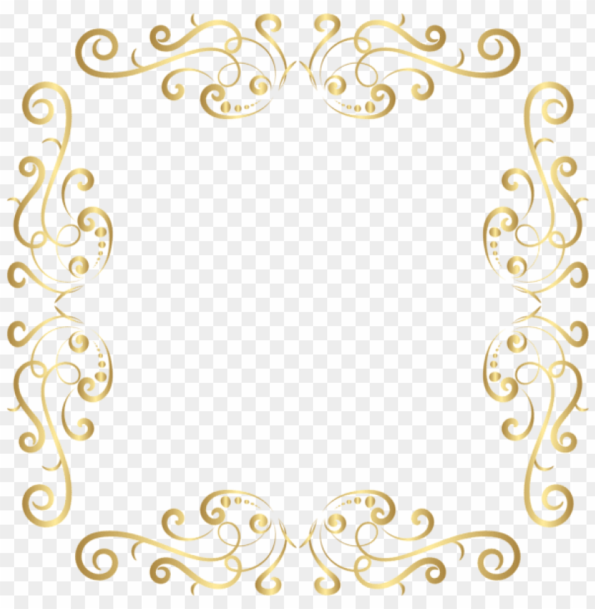 Free download | HD PNG golden border deco frame clipart png photo ...