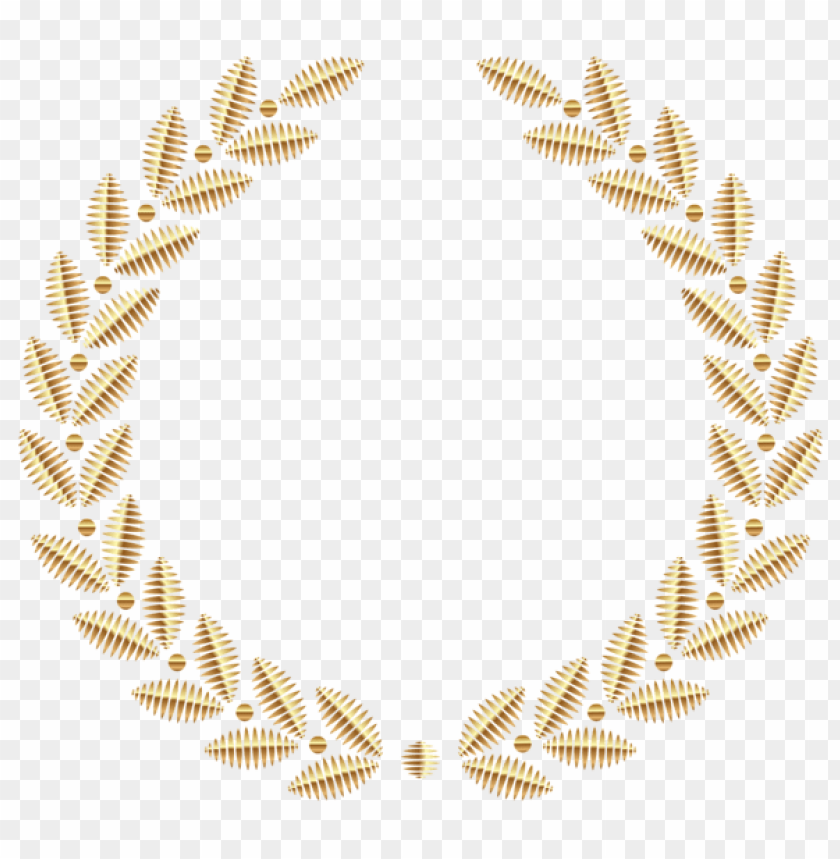 Free download | HD PNG golden wreath clipart png photo - 45887 | TOPpng