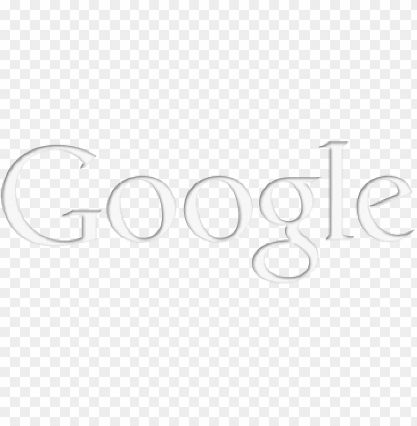 Free download | HD PNG google embossed wordmark transparent | TOPpng