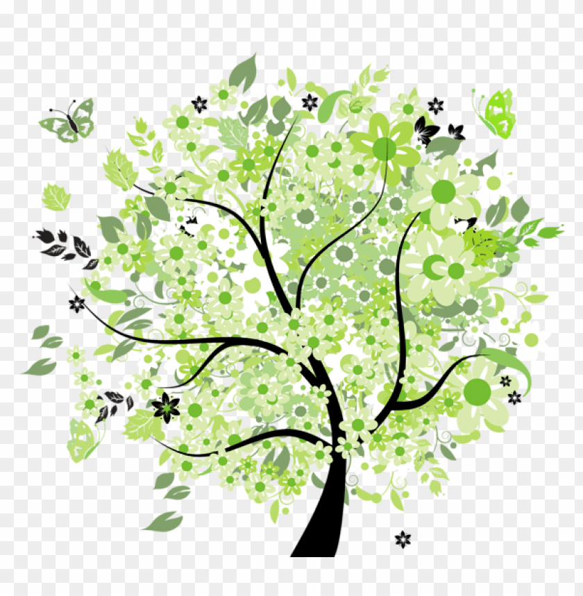 Free download | HD PNG PNG image of green spring treepicture with a ...