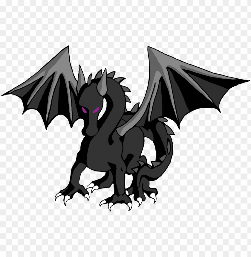 Free download | HD PNG hand drawn ender dragon for the front cover of ...