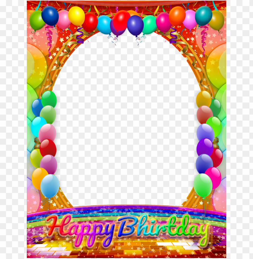 Happy Birthday Frame Png Happy Birthday Frame Birthday Frames B | Sexiz Pix