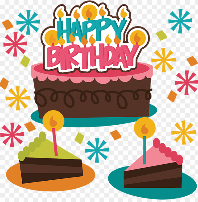 Happy Birthday Svg Birthday Cake Svg File Birthday Happy Birthday Girl Png Image With Transparent Background Toppng