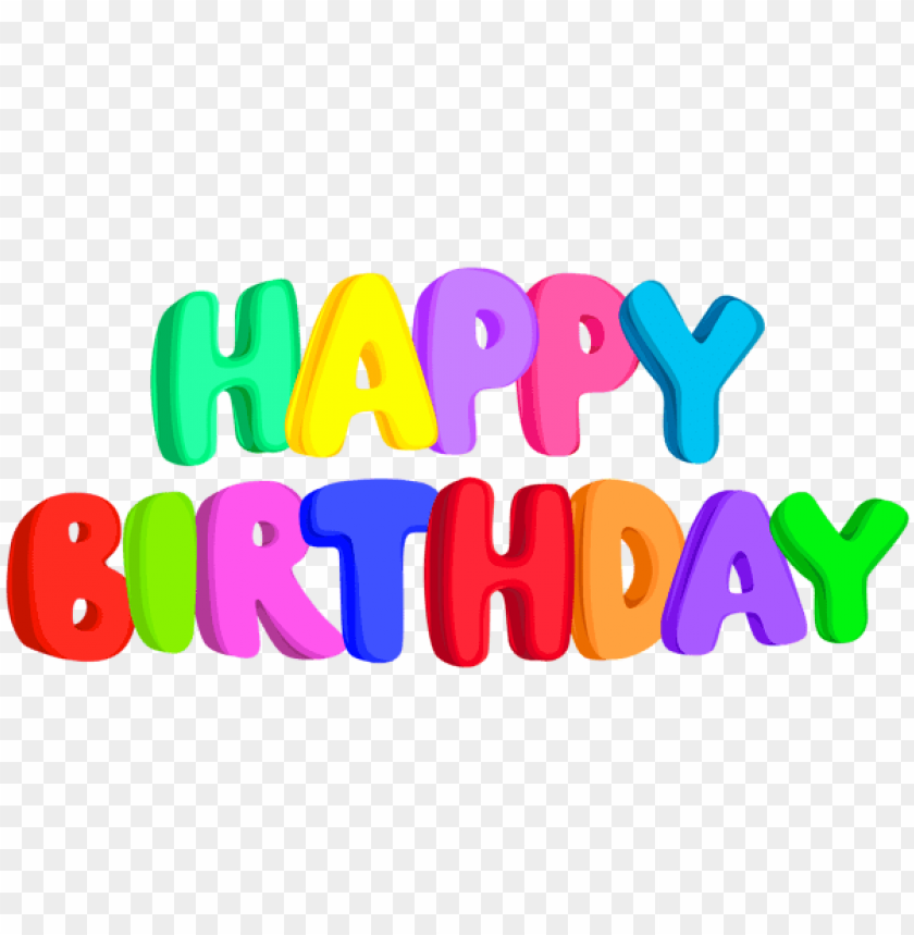 Free download | HD PNG happy birthday text png images background ...