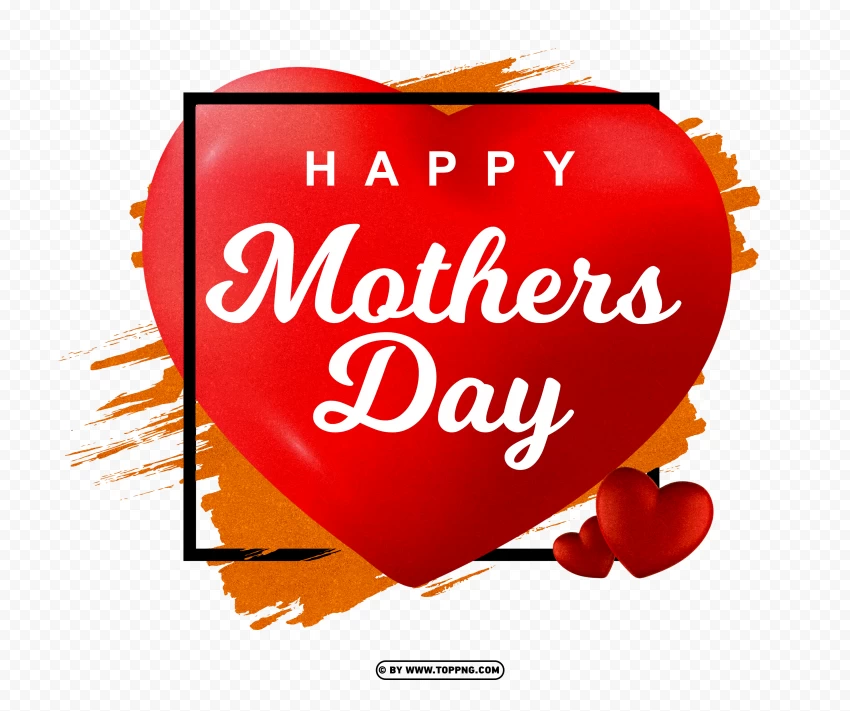 Free download | HD PNG happy mothers day greeting card with heart png ...