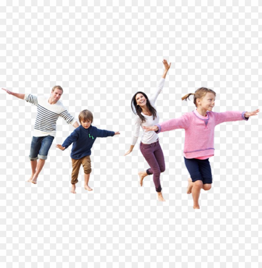 Free download | HD PNG healthy lifestyle happy family jumping PNG ...