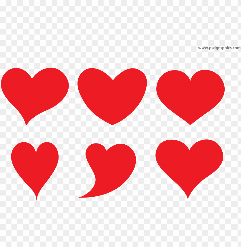 Free Printable Transparent Heart Shape Download