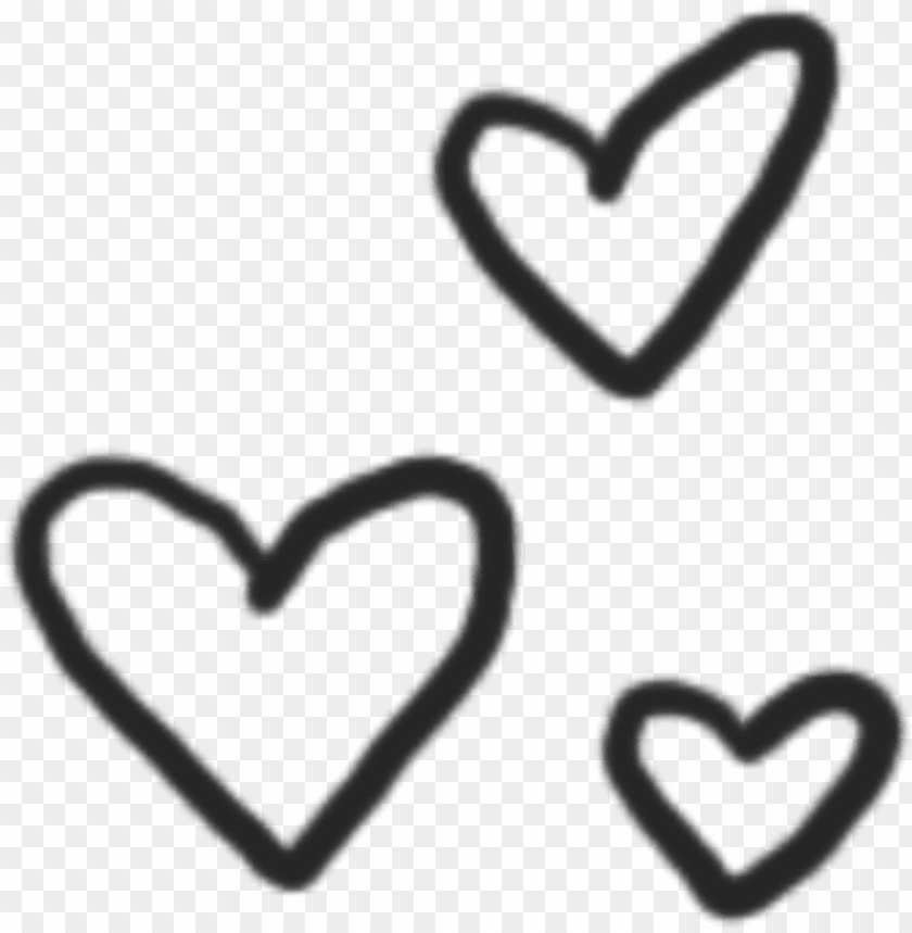 Heart Sticker Heart Overlay Png Image With Transparent