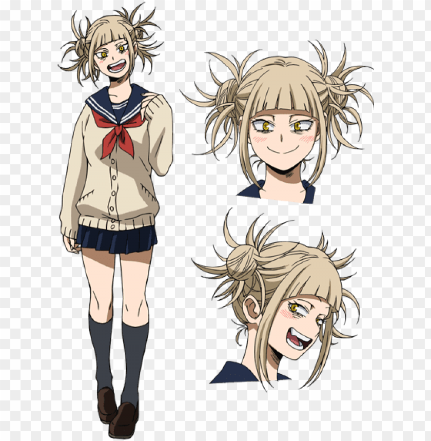 Free download | HD PNG himiko toga tv animation design sheet my hero ...