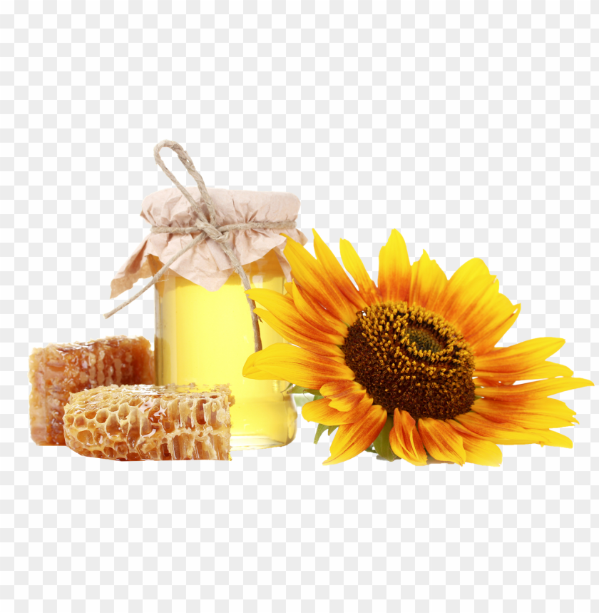 Free download | HD PNG honey jar and comb with flowers - Image ID ...