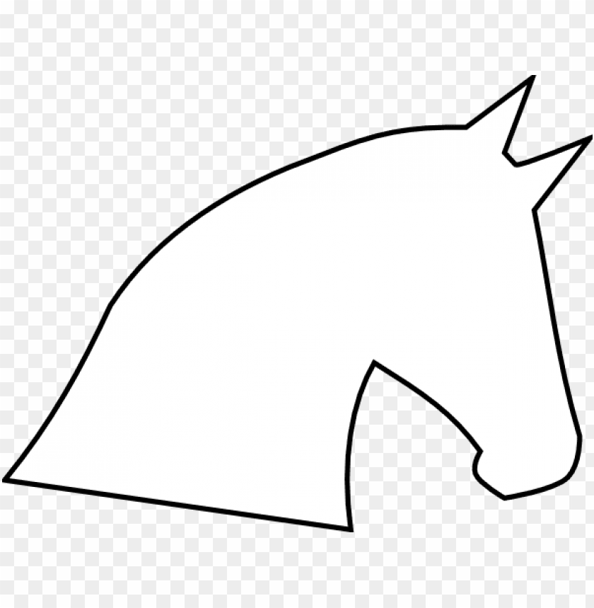Horse Head Outline Svg Clip Arts 600 X 464 Px Png Image With Transparent Background Toppng