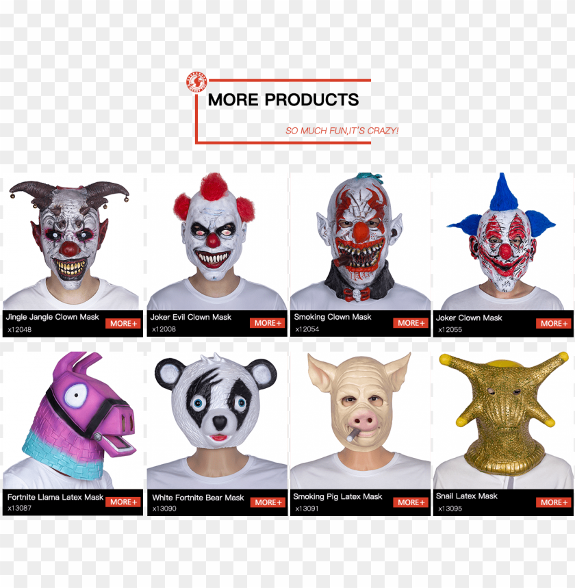 Hot Sale Plush Teddy Bear Mask Halloween Horror Animal Mask Png