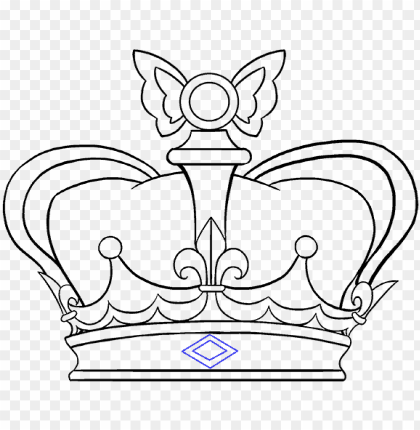 How To Draw A Queen Crown Step By Step - josefinromskaugdrommen