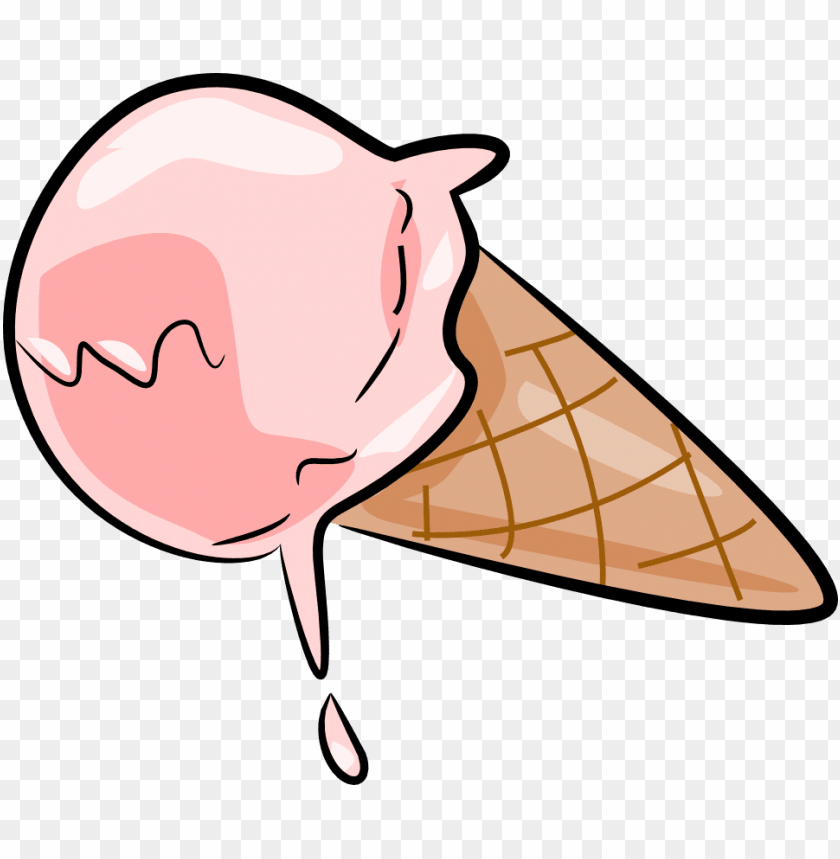 Ice Cream Clipart Melting Ice Cream Clipart Png Image With