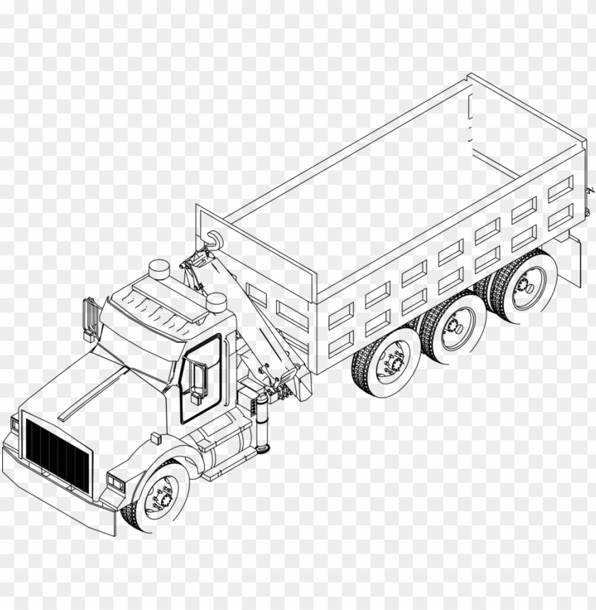 Truck Draw cutout PNG & clipart images | TOPpng