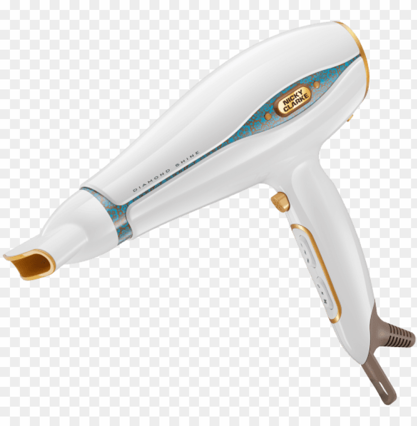 Icky Clarke Diamond Shine Collection Nicky Clarke Diamond Shine Hair Dryer Png Image With Transparent Background Toppng - roblox blow dryer