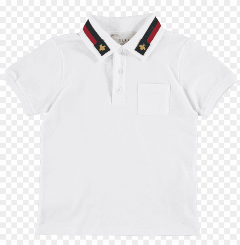Icture Of Insect Applique Stripe Collar Polo Shirt Gucci Baby Polo Shirt Png Image With Transparent Background Toppng